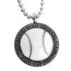 FORGIVEN JEWELRY Baseball Necklace I Can Do All Things Through Christ 3 615BD1FbPCL