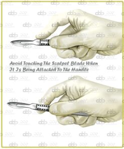 100 Scalpel Blades #22 with Free Handle 12 615BtAFwQL