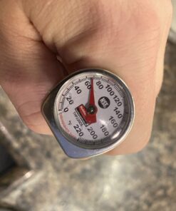 Rubbermaid Commercial Products Food/Meat Instant Read Thermometer, Pocket Size, Dishwasher Safe, Red, For Meat/Food Cooking and Grilling/Oven 21 615DGgiBlL