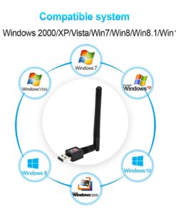 WiFi for Raspberry Pi - Antenna and Instructions Included - Plug and Play by Detroit DIY Electronics w/ 1 Year Warranty 12 615FSAGwVL