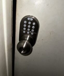 MiLocks TKK-02SN Tkk-Sn Digital Door Knob Lock with Electronic Keypad, Satin Nickel, Keypad, Keyless 29 615FwTCBeL