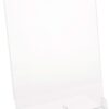 Dazzling Displays Acrylic 8.5 x 11 Slanted Sign Holder with Business Card Holder 1