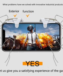 MIWORM Mobile Controller - Mobile Game Controller, Cellphone Game Trigger, Battle Royale Sensitive Shoot and Aim Gift for Kids (Mobile Game Controller E) Mobile Game Controller E 18 615JzUTDpTL