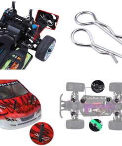 100PCS Universal RC Body Clips Pins for All 1/10 1/12 Scale Redcat HPI Himoto HSP Exceed RC Car Parts Truck Buggy Shell Replacement 8 615KPjWvmRL