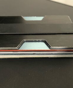 ROCO MINIMALIST Aluminum Slim Wallet RFID BLOCKING Money Clip - No.2 Black 59 615LVV6VgfL