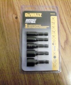DEWALT Nut Driver Set, Impact Ready, Magnetic, 5-Piece (DW2235IR) 39 615M0bAWFL