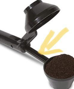 Perfect Pod EZ-Scoop | 2-in-1 Coffee Scoop and Funnel for Single-Serve Refillable Capsules, 2 Tablespoon Portioned Coffee Scooper 1 Pack 40 615PC6hmvVL