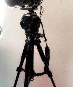 ZOMEI 65” Camera Tripod Compact Light Weight Travel Aluminum Camera/Phone Tripod for Canon Nikon with 2PC Quick Plates and Universal Phone Mount 11 lbs Load (Black) 47 615PGcnd3xL