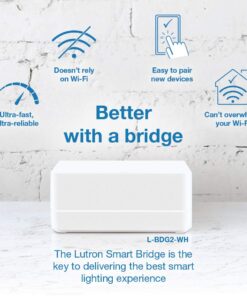 Lutron Caséta Smart Hub | L-BDG2-WH | White 11 615PjLc1bUL