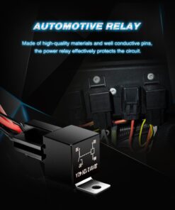 Nilight 10016W DT Wiring Harness Kit for LED Light Bars - 12V On/Off Switch, Power Relay, Blade Fuse - 2 Leads, 2 Years Warranty 27 615PmNhsweL