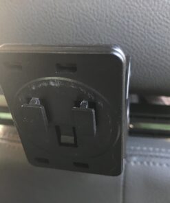 Macally Car Headrest Tablet Holder, Adjustable iPad Car Mount for Kids in Backseat, Compatible with Devices Such as iPad Pro Air Mini, Galaxy Tabs, And 7" to 10" Tablets and Cell Phones - Black 57 615R6LWsaKL