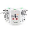Insten Universal Worldwide Travel Adapter for 150+ Countries, International Power Charger, European Adapter, Wall Charger Power Plug for USA EU UK AUS Compatible w/ iPhone, iPad, Samsung Galaxy & More 28 615RDAVz lL