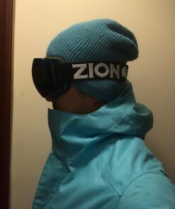 ZIONOR X4 Ski Goggles Magnetic Lens - Snowboard Snow Goggles for Men Women Adult A0 Vlt 13.67% Blue Lens Blue Frame 69 615TZHVwSDL