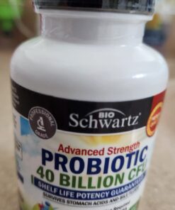 Daily Probiotic Supplement with 40 Billion CFU - Gut Health Complex with Astragalus and Lactobacillus Acidophilus Probiotic for Women and Men - Shelf Stable Pre and Probiotics for Digestive Health 30-Day Supply Probiotic 30 615TcpyMtGL