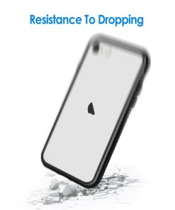JETech Case for iPhone SE 3/2 (2022/2020 Edition), iPhone 8 and iPhone 7, 4.7-Inch, Shockproof Bumper Cover, Anti-Scratch Clear Back (Black) Black 35 615Tq4cpwzL