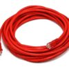 Monoprice Cat6 Ethernet Patch Cable - 20 Feet - Red | Network Internet Cord - RJ45, Stranded, 550Mhz, UTP, Pure Bare Copper Wire, 24AWG