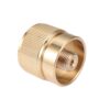 Kbrotech Camping Stove Adapter 1LB Propane Small Tank Input and a Lindal Valve EN417 Output Outdoor Cylinder LPG Canister Convert (Brass) Gold 43 615V6bh2zsL