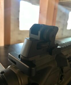 Ozark Armament A2 Rear Sight - Picatinny Iron Sights with All Metal Construction - Two Aperture Sight for Close and Precision Targets - Designed to Mount on a Picatinny Rail 46 615VRvPiJ0L