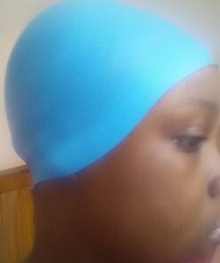 Reversible Silicone Swim Cap, Waterproof 2-in-1 Swimming Caps for Men and Women with Carry Bag, Flexible Adult Swimmers Cap for Short and Medium Length Hair Red/White 18 615W78pFdcL