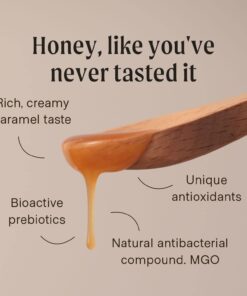 Manukora Raw Manuka Honey, MGO 850+ from New Zealand, Non-GMO, Monofloral, Traceable from Hive to Hand, Daily Digestive & Immune Support - 250g (8.82 Oz) 8.82 Ounce (Pack of 1) 35 615WO8fLZXL
