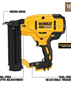 DEWALT 20V MAX* Cordless Brad Nailer Kit, 18GA (DCN680D1) 26 615Y YCE4pL
