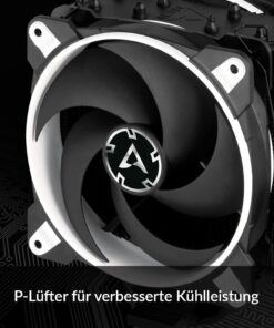 ARCTIC Freezer 34 Esports Duo - Tower CPU Fan with BioniX P-Series case Fan in Push-Pull, 120 mm PWM CPU Air Cooler, for Intel and AMD Socket, LGA1700 Compatible - White 33 615YPNsd1JL