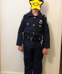 Dress Up America Police Costume for Kids - Police Officer Costume for Boys - Cop Uniform Set With Accessories Medium 33 615aPEMYGL