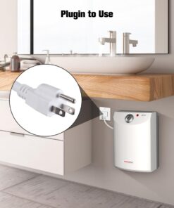 Thermoflow Electric Mini Tank Water Heater, 2.5 Gallon 120V Corded Under Sink Small Hot Water Heater for Point of Use Instant Hot Water 2.5 Gallons 14 615b5brUDL