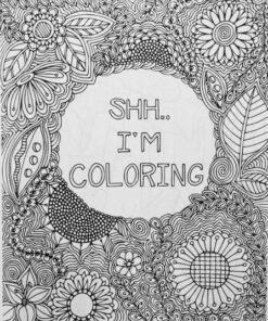 Adult Coloring Book Treasury: 110 illustrations from 55 artists 34 615bwdwqboL