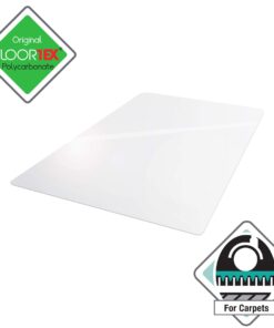 Floortex Polycarbonate Chair Mat 47" x 35" for Plush Pile Carpets 1 24 615d5adn44L
