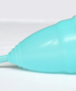 8 Pieces Menstrual Set 6 of Cloth Pads + 1 of Moon Cup + 1 of Mini Wet Bag (SMALL for women who haven't previously given birth vaginally., Blue) 16 615dXvhNz4L