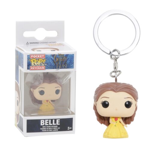 Funko Pop Keychain: Beauty & The Beast Yellow Gown Belle Toy Figure