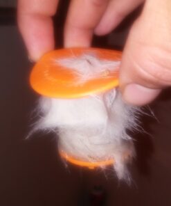 TubShroom Tub Hair Catcher Protector, Fits 1.5" - 1.75" Drain, Orange 42 615fXD2jj5L