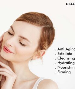 Deluge Chocolate Scrub for Cellulite and Stretch Marks, Body Exfoliant and Hydrating Cellulite Treatment with Shea Butter, Coconut Oil and Dead Sea Salt Firms, Tones and Moisturizes Skin (10 oz) 10.00 Ounce (Pack of 1) 11 615ffavwj6L