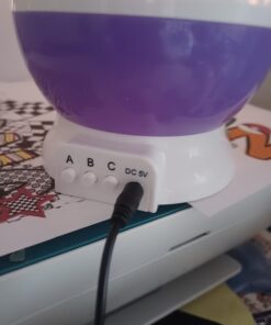 MOKOQI Star Projector Night Lights for Kids, Birthday Gifts for 1-4-6-14 Year Old Girl and Boy, Projection Lamp for Kids Bedroom, Glow in The Dark Stars and Moon for Child Asleep Peacefully- Purple 30 615hT5G5NML