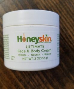 Hydrating Face Moisturizer & Body Cream with Manuka Honey Cream - Organic Face Moisturizer & Body Lotion for Extremely Dry Skin - For Dry & Itchy Skin, Rosacea & Eczema Prone Skin (Original, 2oz) Original 2 Ounce (Pack of 1) 35 615hdEZd6FL 1