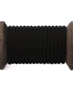 Ravenox Solid Braid Utility Rope | Made in the USA | All Purpose Solid Braid MFP Derby Cord for Crafts, Sports, Landscaping, Horse Tack, Pets & Décor | Dozens of Colors & Diameters of Rope by the Foot 3/8 Inch x 1000 Feet Black 11 615hydhtawL