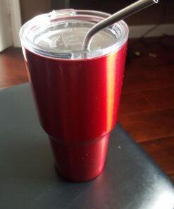 4 Bend Stainless Steel Straws Extra LONG fits 30 oz & 20 oz Yeti Tumbler Rambler Cups - CocoStraw Brand Drinking Straw (4 Bend Straws) Fine 24 615iASuMI6L
