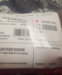 Amazlab Halloween Party Cups, Live Blood of Theme Parties- IV Blood Bag Drink Containers 11.5 FL Oz, Vampire/ Hospital/Halloween Theme Party Favors, Nurse Graduation Party Props (10Packs) 33 615k T6bj8L