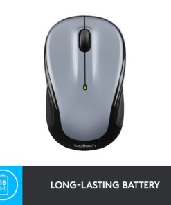 Logitech Wireless Mouse M325 with Designed-For-Web Scrolling - Light Silver 31 615lvY94YJL