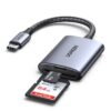 UGREEN USB C SD Card Reader, 2-in-1 Micro SD Memory Card Reader for TF SD Micro SD SDXC SDHC, USB SD Card Reader Type C Compatible with iPhone 15, Samsung Galaxy, MacBook, iPad, Trail Game Camera 32 615nvqBkQ L