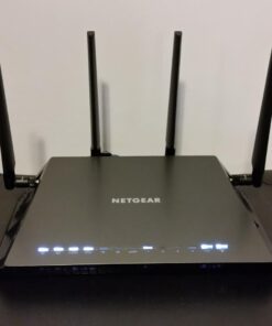 NETGEAR Nighthawk X4S Smart WiFi Router (R7800) - AC2600 Wireless Speed (up to 2600 Mbps) | Up to 2500 sq ft Coverage & 45 Devices | 4 x 1G Ethernet, 2 x 3.0 USB, and 1 x eSATA ports 40 615p1F99A2L