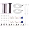 iCreating 4-Pin RGB LED Strip Light Connectors Kit - Includes L-Shape and Jumper Connectors for 5050 LED Strips and Controllers 6.6ft 5 615sgnGR9DL