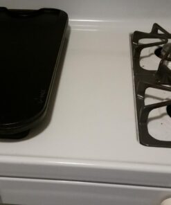 Lodge LPGI3 Cast Iron Reversible Grill/Griddle, 20-inch x 10.44-inch, Black 20 Inch Double Burner 54 615snVLoy4L