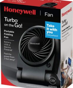 Honeywell HTF090B Turbo on the Go Personal Fan, Black – Small, Portable Fan 27 615tBbmizYL