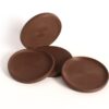 Slipstick Universal Non Slip Rubber Protector Pads (Set of 4) 3 Inch Round Gripper Pads to Prevent Sliding and Protect Hard Surfaces, Brown, CB755 16 615uDAtUsyL