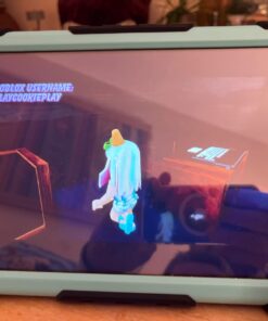 SEYMAC Stock iPad 6th/5th Generation Case with Screen Protector, 360 Rotating Stand, Drop-Proof Protection, Compatible with iPad 6th/5th/Air 2/Pro 9.7 in SkyBlue+Black 35 615uPzyeuzL