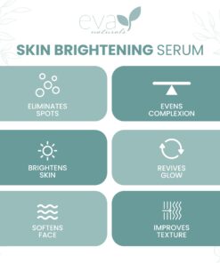 Licorice Extract Skin Brightening Serum by Eva Naturals (1 oz) - Dark Spot Corrector, Serum For Face - Gently Exfoliates For An Even Complexion - With Peptides, CoQ10 and Vitamin E - Face Serum 10 615usMdbIJL