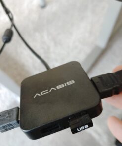 USB C Hub, Multi-Port USB Type-C Hub with 4K HDMI, Power Delivery 100 W | 3 USB 3.0 Port | 1 Type-C 3.0 Port | USB Splitter Adapter for MacBook, Mac Mini, XPS, Laptop and USB C Devices 0.5ft 44 615ynlD BsL