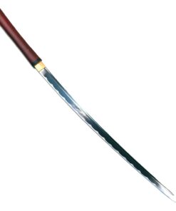 Ace Martial Arts Supply Handmade Japanese Shirasaya Samurai Katana Sharp Sword-Kenshin Burgundy 60 615z4dlTOL